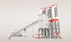 HZS90F8 F series 90m³/h Concrete Batching Plant