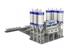 HZS120V Concrete Batching Plant Commercial